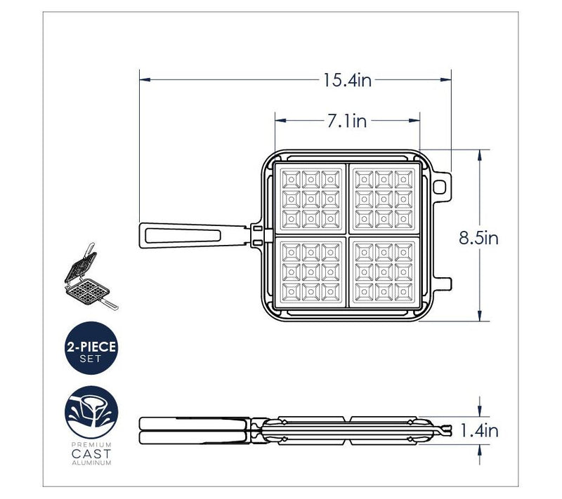 Nordic Ware Belgium Waffler — View 9