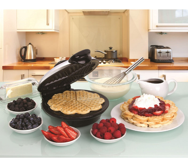 Euro Cuisine Heart-Shaped Waffle Maker — View 6