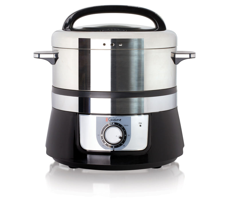 Euro Cuisine Stainless Steel Electric Food Steamer — View 3