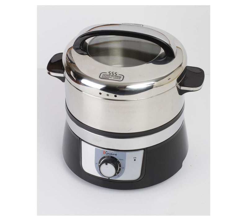 Euro Cuisine Stainless Steel Electric Food Steamer — View 4