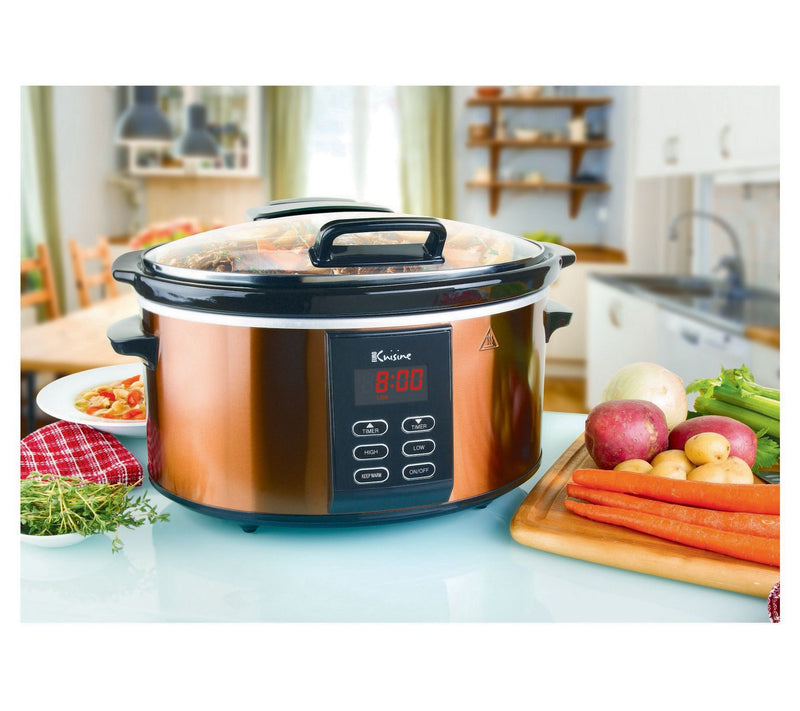 Euro Cuisine 6QT Electric Slow Cooker — View 7