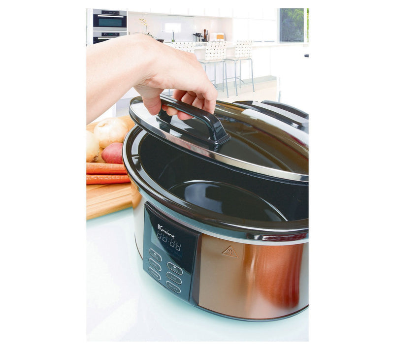 Euro Cuisine 6QT Electric Slow Cooker — View 8