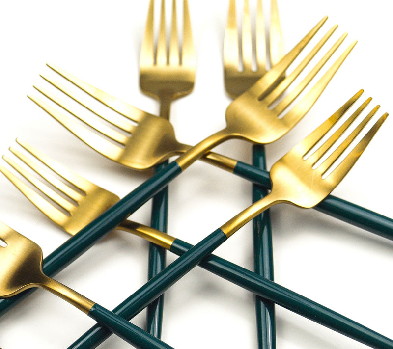 BFF Collection 20-Piece Service for 4 Goldtone Flatware Set — View 8