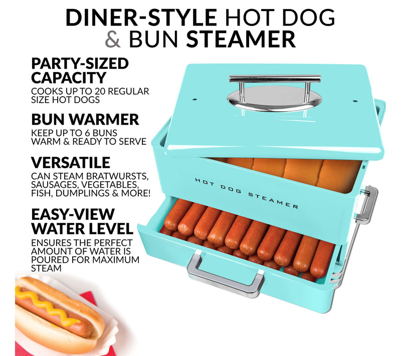 Nostalgia Hot Dog Steamer — View 8