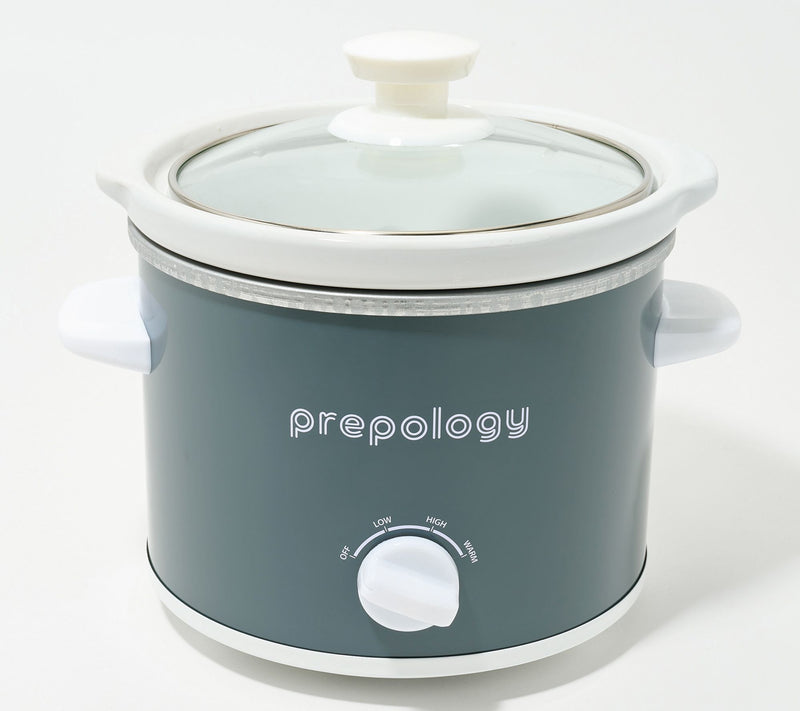 Prepology 2-qt Compact Slow Cooker with Glass Lid & 12 Recipes — View 5
