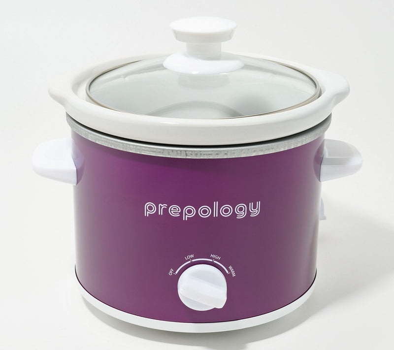 Prepology 2-qt Compact Slow Cooker with Glass Lid & 12 Recipes — View 9