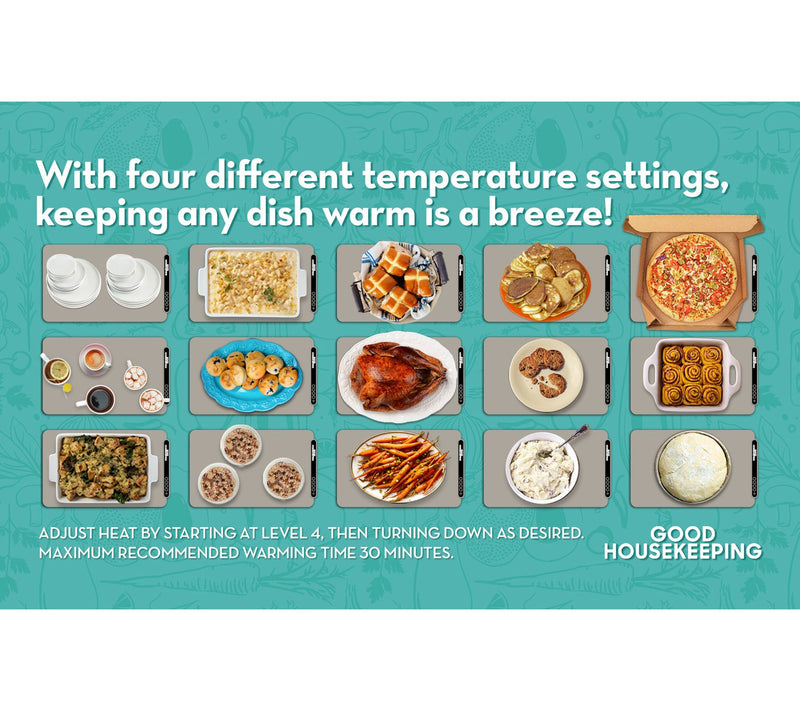 Good Housekeeping Portable Food Warming Tray & Storage Bag — View 23