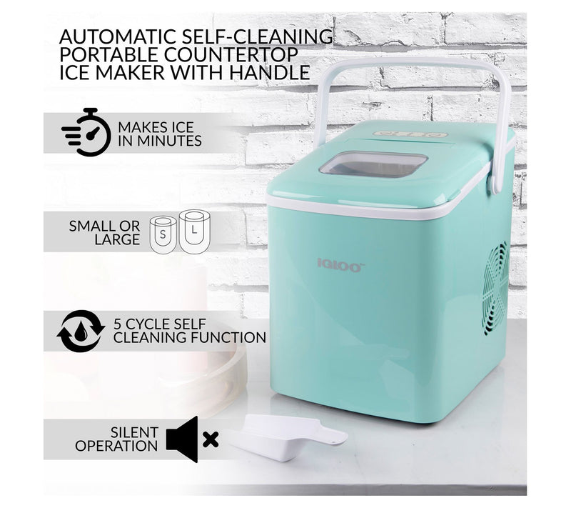Igloo 26-Pound Ice Maker with Handle — View 9