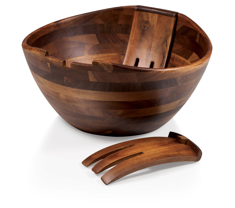 Picnic Time 3pc Toscana Fabio Viviani Mescolare Salad Bowl Set — View 3
