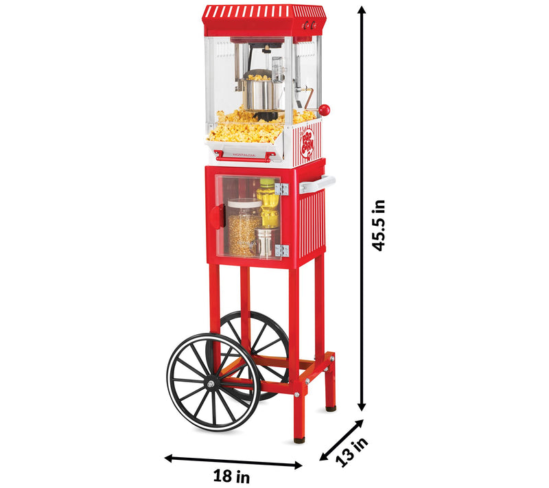 Nostalgia Vintage 2.5-oz Popcorn Cart — View 6