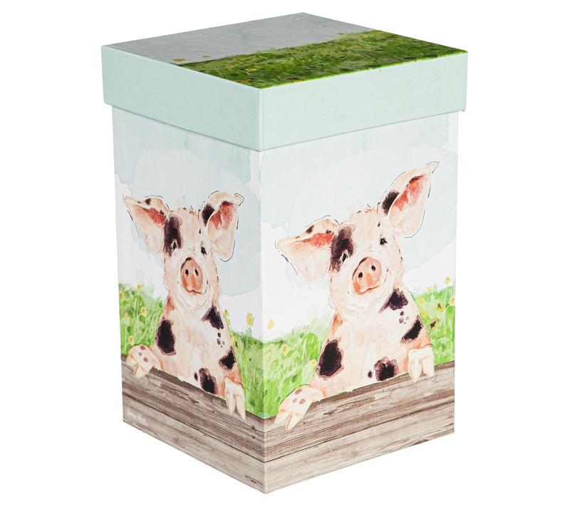 Evergreen 17-oz Ceramic Spotted Pig Travel Cup — View 5