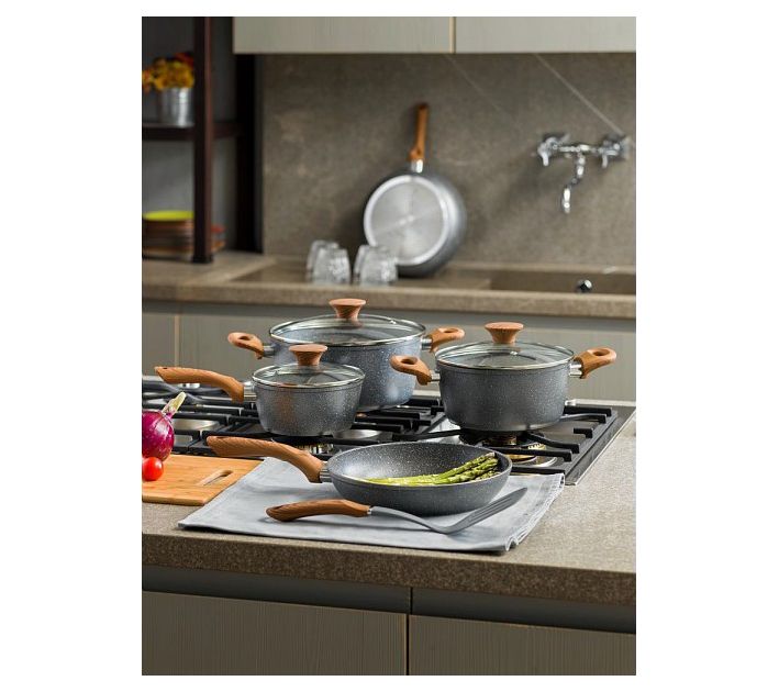 Tognana by Widgeteer 12.5" Wood & Stone Style Fy Pan — View 6