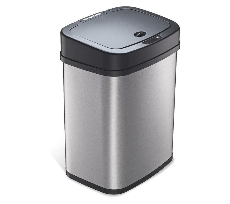 Nine Stars 13-Gallon & 3-Gallon Stainless SteelTrash Can Set — View 4
