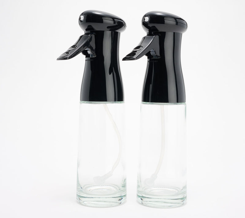 Chefologist Set of (2) 7-oz Glass Oil Sprayers — View 3