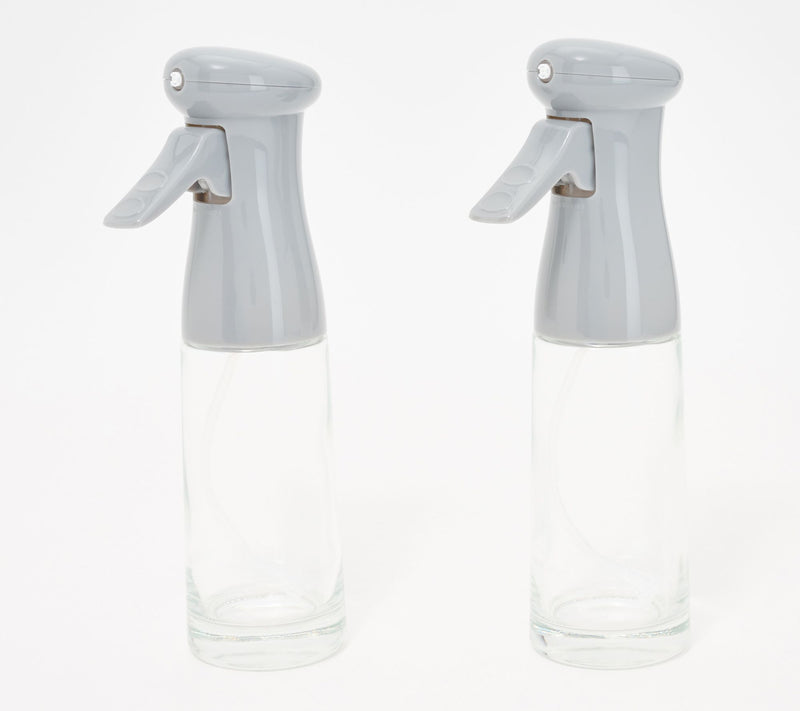 Chefologist Set of (2) 7-oz Glass Oil Sprayers — View 7