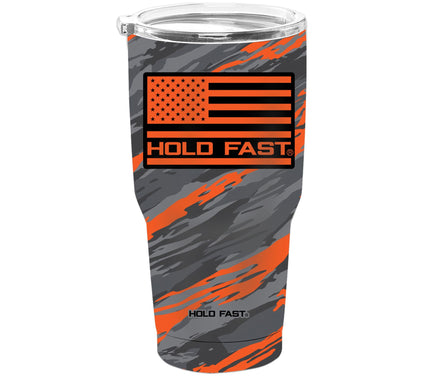 Kerusso 30-oz Dual Wall Tumbler - Painted Stripe Camo