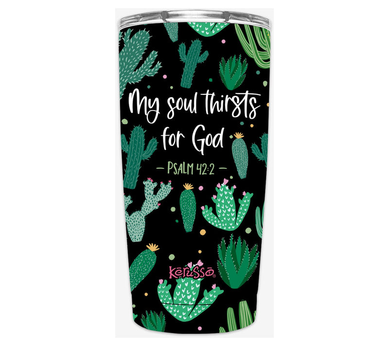 Kerusso 20-oz Dual Wall Tumbler - Cactus — Main view