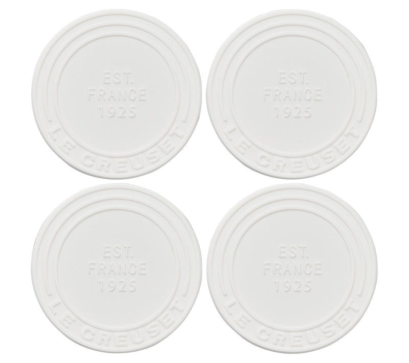 Le Creuset Set of (4) 4" Silicone Coasters — View 13