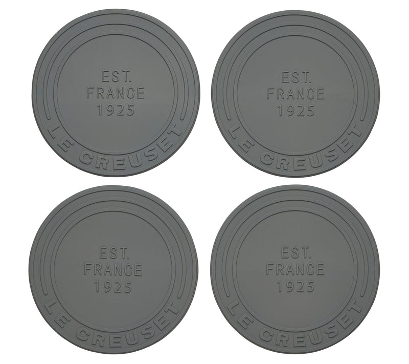 Le Creuset Set of (4) 4" Silicone Coasters — View 7