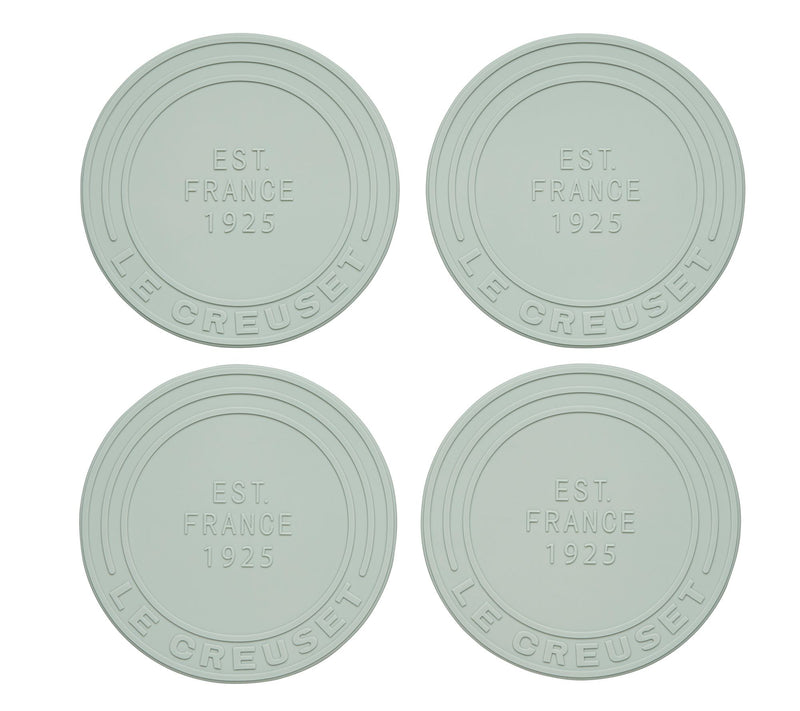 Le Creuset Set of (4) 4" Silicone Coasters — View 11