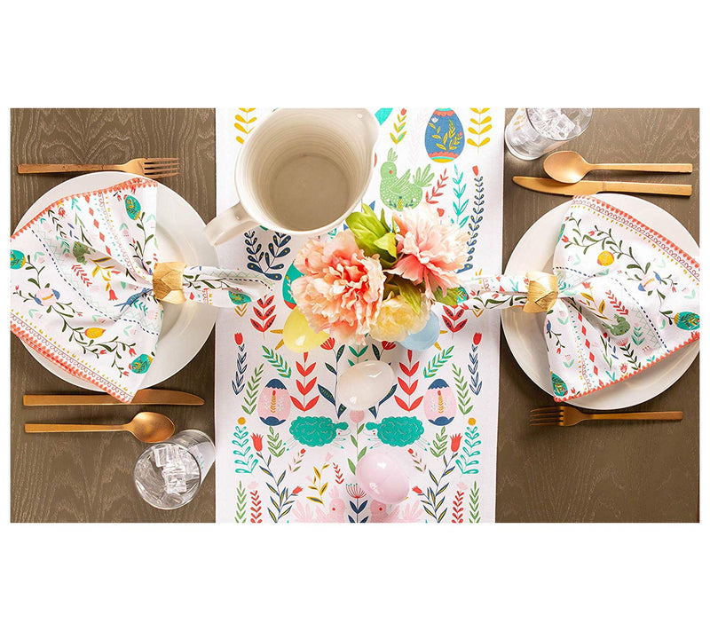 Design Imports 14 x 72 Easter Folk Garden TableRunner — View 8