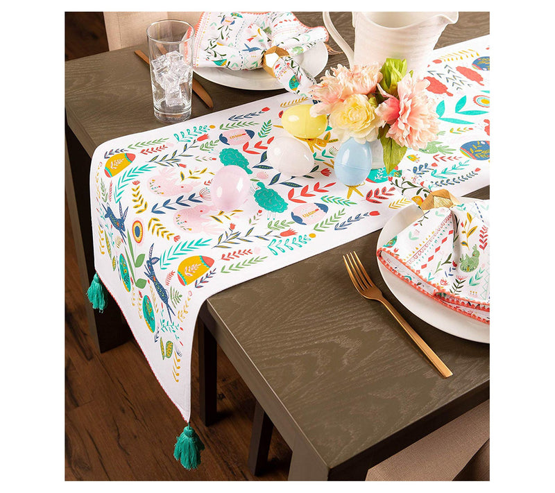 Design Imports 14 x 72 Easter Folk Garden TableRunner — View 7