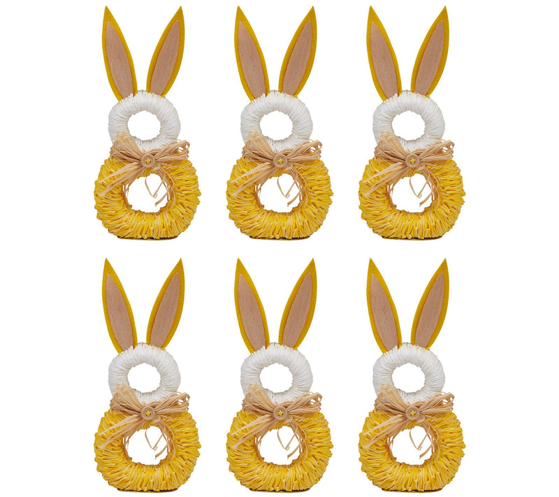 Design Imports Set of (6) Rabbit Napkin Ring — Main view