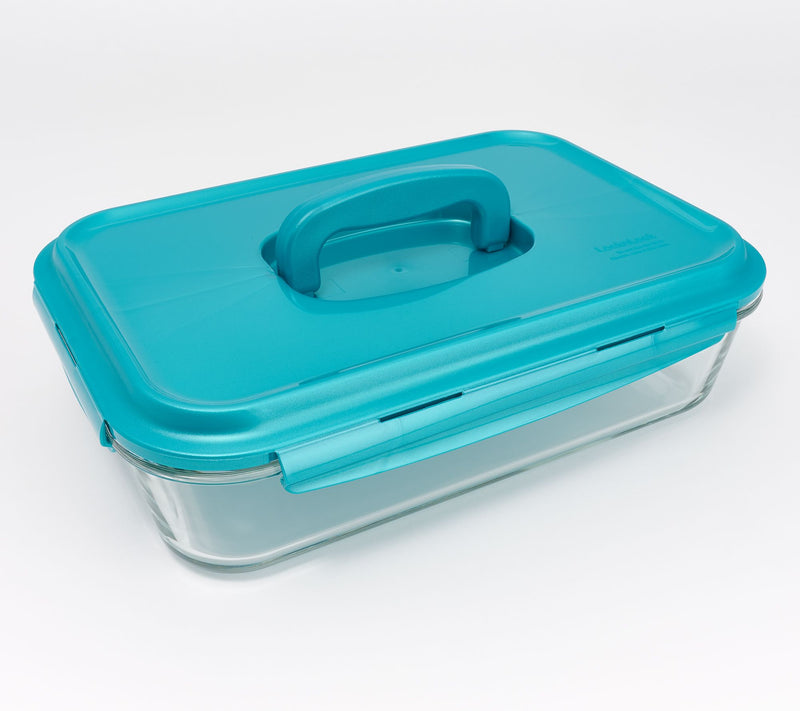LocknLock 9x13 Glass Dish w/ Domed Handle Lid — View 39