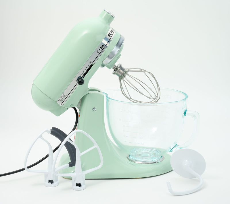 KitchenAid 5-qt Tilt Head Glass Bowl Stand Mixer w/ Flex Edge — View 25