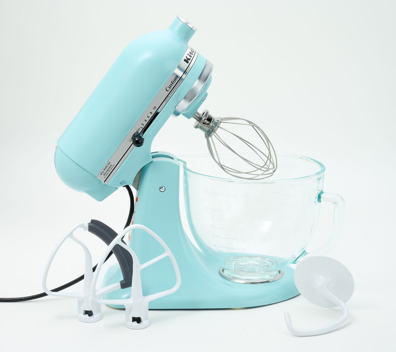 KitchenAid 5-qt Tilt Head Glass Bowl Stand Mixer w/ Flex Edge — View 21