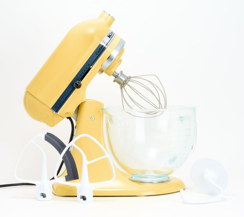 KitchenAid 5-qt Tilt Head Glass Bowl Stand Mixer w/ Flex Edge — View 17
