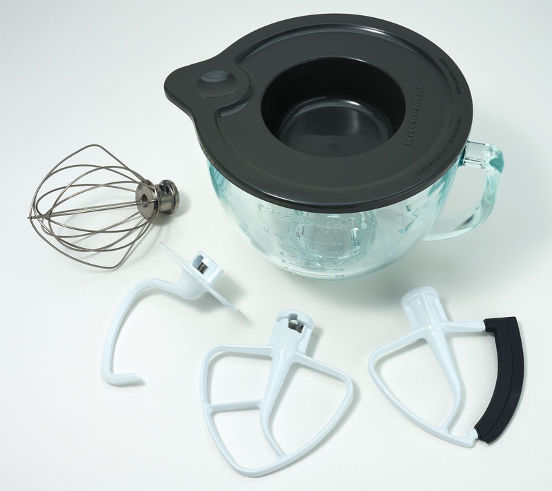 KitchenAid 5-qt Tilt Head Glass Bowl Stand Mixer w/ Flex Edge — View 26