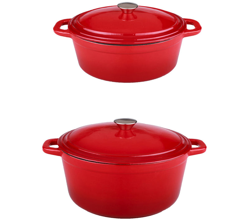 BergHOFF Neo 4pc Cast Iron Covered Dutch Oven Set — View 17