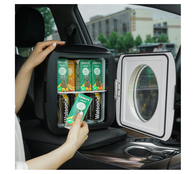 Uber Appliance 12-Can Portable Mini Fridge Cooler & Warmer — View 12
