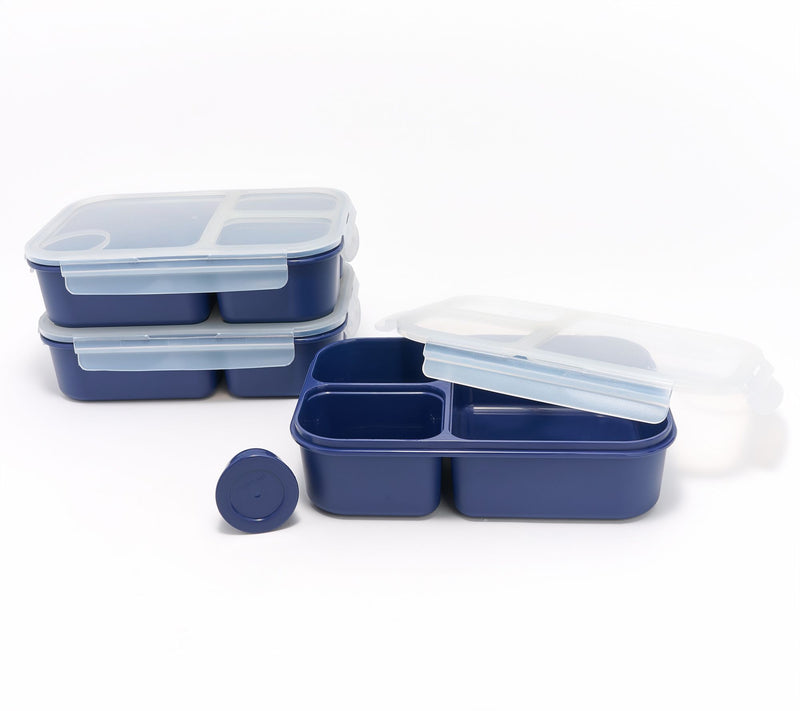 LocknLock Set of 3 Bento Lunch Boxes — View 4