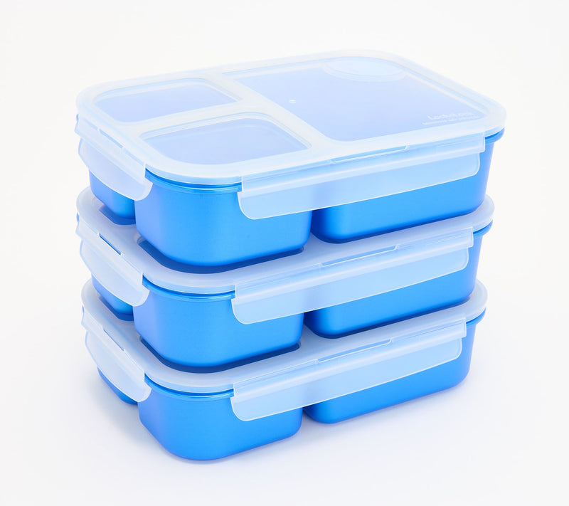 LocknLock Set of 3 Bento Lunch Boxes — View 9