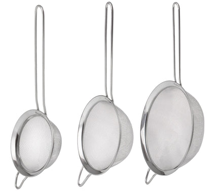 BergHOFF 3-Piece Stainless Steel Graduated Strainer Set