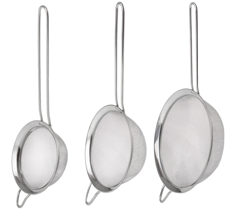 BergHOFF 3-Piece Stainless Steel Graduated Strainer Set — View 3