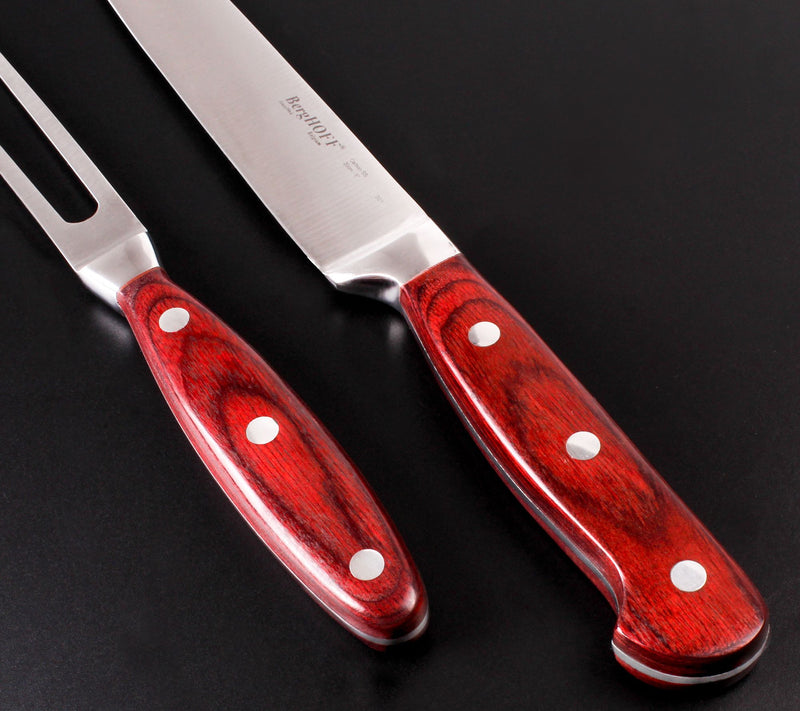 BergHOFF Pakka Wood 3-Piece SS Carving Set with Wood Case — View 6