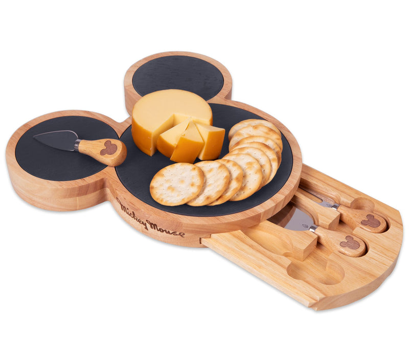 Picnic Time Mickey Mouse Slate Cheese Board w Cheese Knife Set — View 8