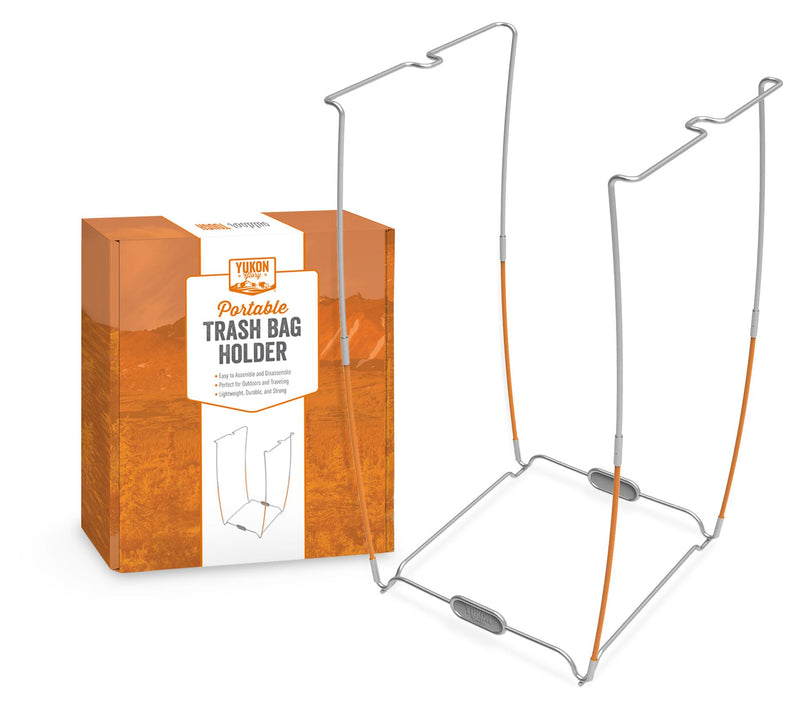 Yukon Glory Trash Bag Holder Stainless Steel Support Stand — View 3