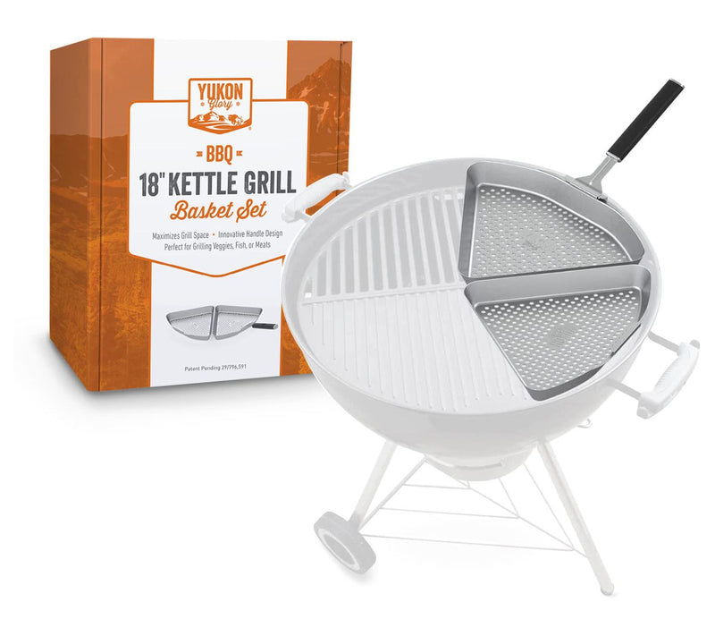 Yukon Glory BBQ Grill Basket for 18" Kettle Grills — Main view