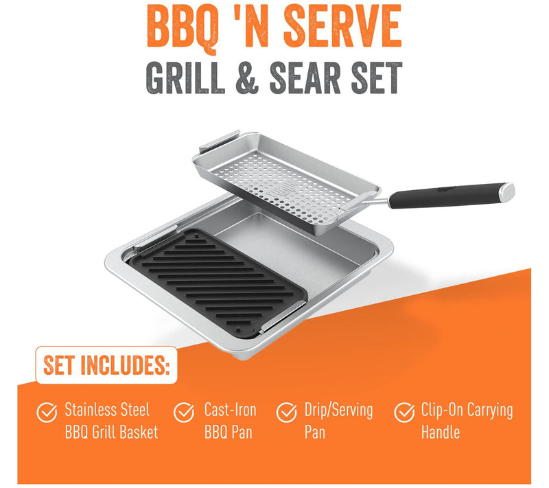 Yukon Glory BBQ Grill SEAR 'N SERVE Set — View 5
