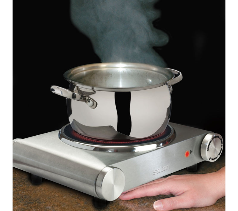 Salton Single Portable Infrared Cooktop — View 6