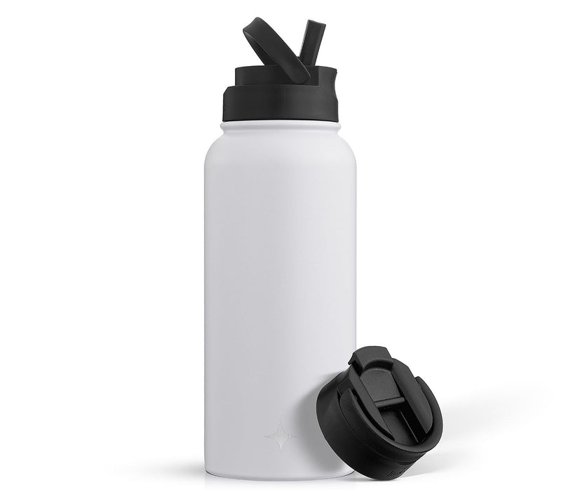 JoyJolt Insulated Water Bottle w/ Flip Lid & Sprt Straw — View 19