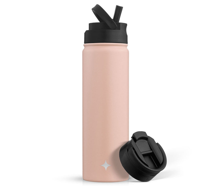 JoyJolt Triple Insulated Water Bottle w Flip Lid & Sport Straw — View 13