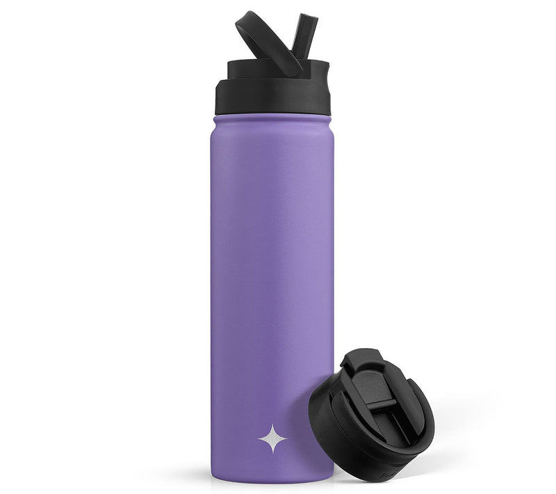 JoyJolt Triple Insulated Water Bottle w Flip Lid & Sport Straw — View 15