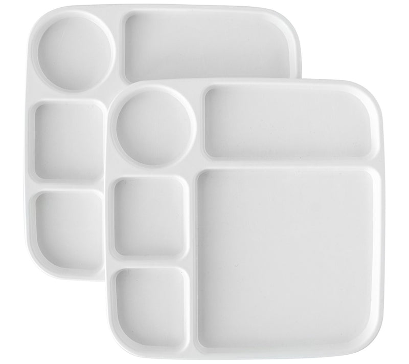 Nordic Ware Set of 2 Microware Divided Meal Tra ys — View 3