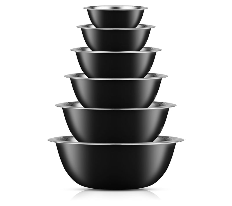JoyJolt 6-Piece Stainless Steel Mixing Bowl Set — View 3