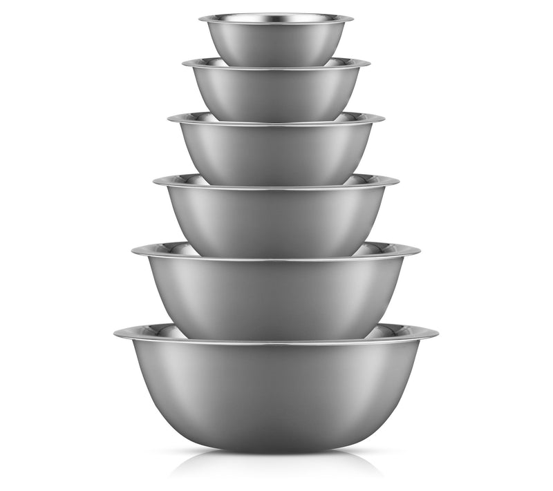 JoyJolt 6-Piece Stainless Steel Mixing Bowl Set — View 5